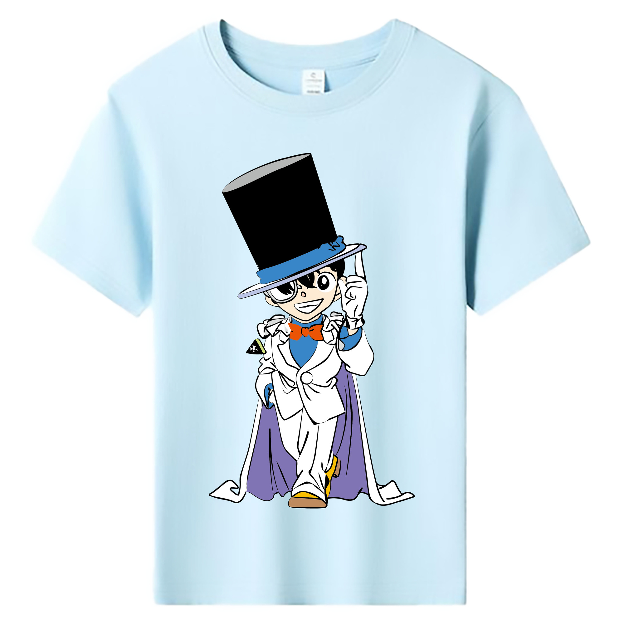 （画像用） 名探偵コナン 江戸川 コナン Detective Conan Conan Edogawa 綿100％キッズTシャツ（フロントプリント）